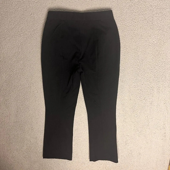 EVERLANE The Side-Zip Stretch Cotton Pants size 2 Black Trousers Comfort Quality - Picture 4 of 16